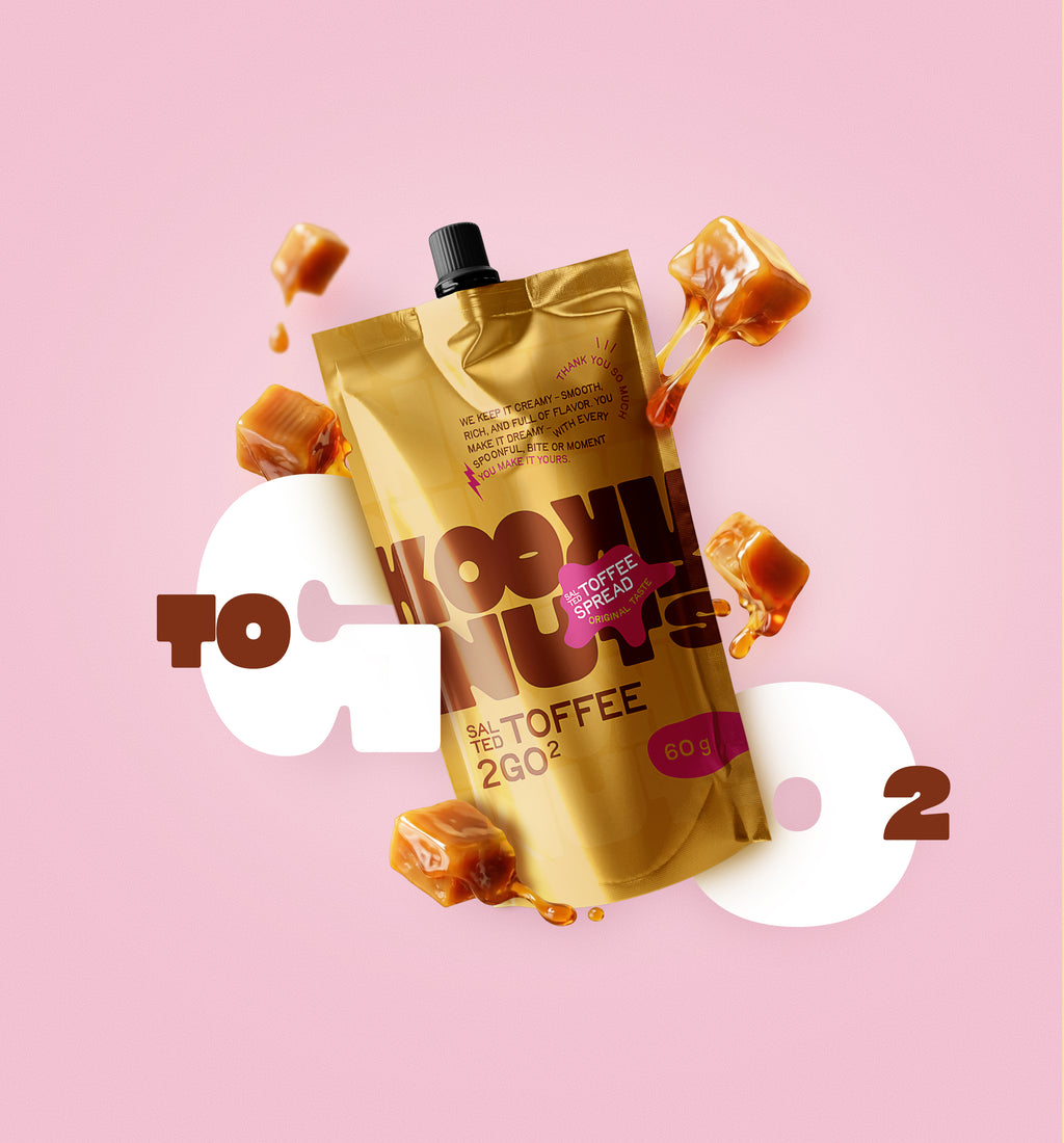 2GO2  Arašídový krém karamel KookyNuts 60g
