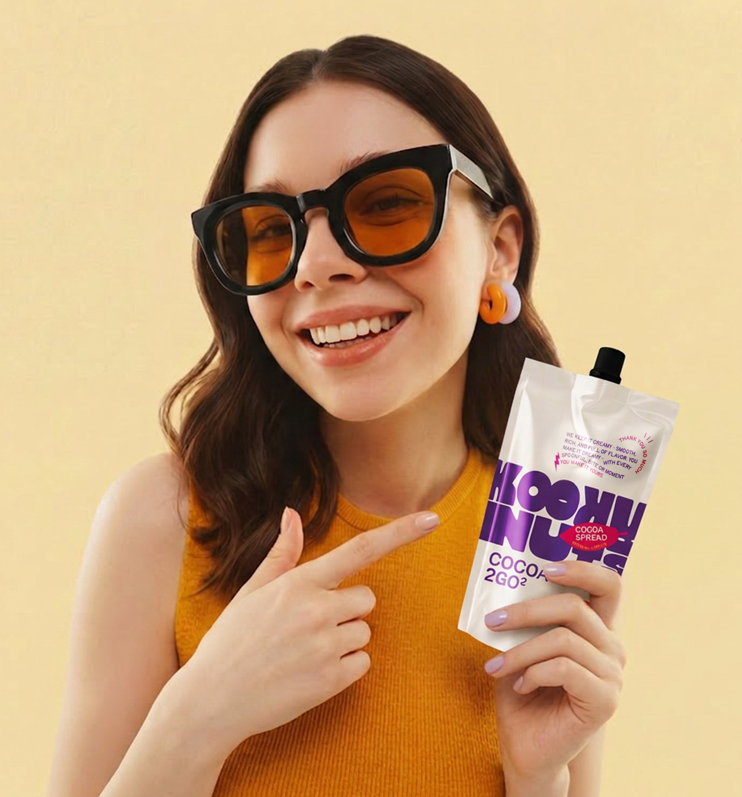 2GO2 Kakaový lískooříškový krém KookyNuts 60g