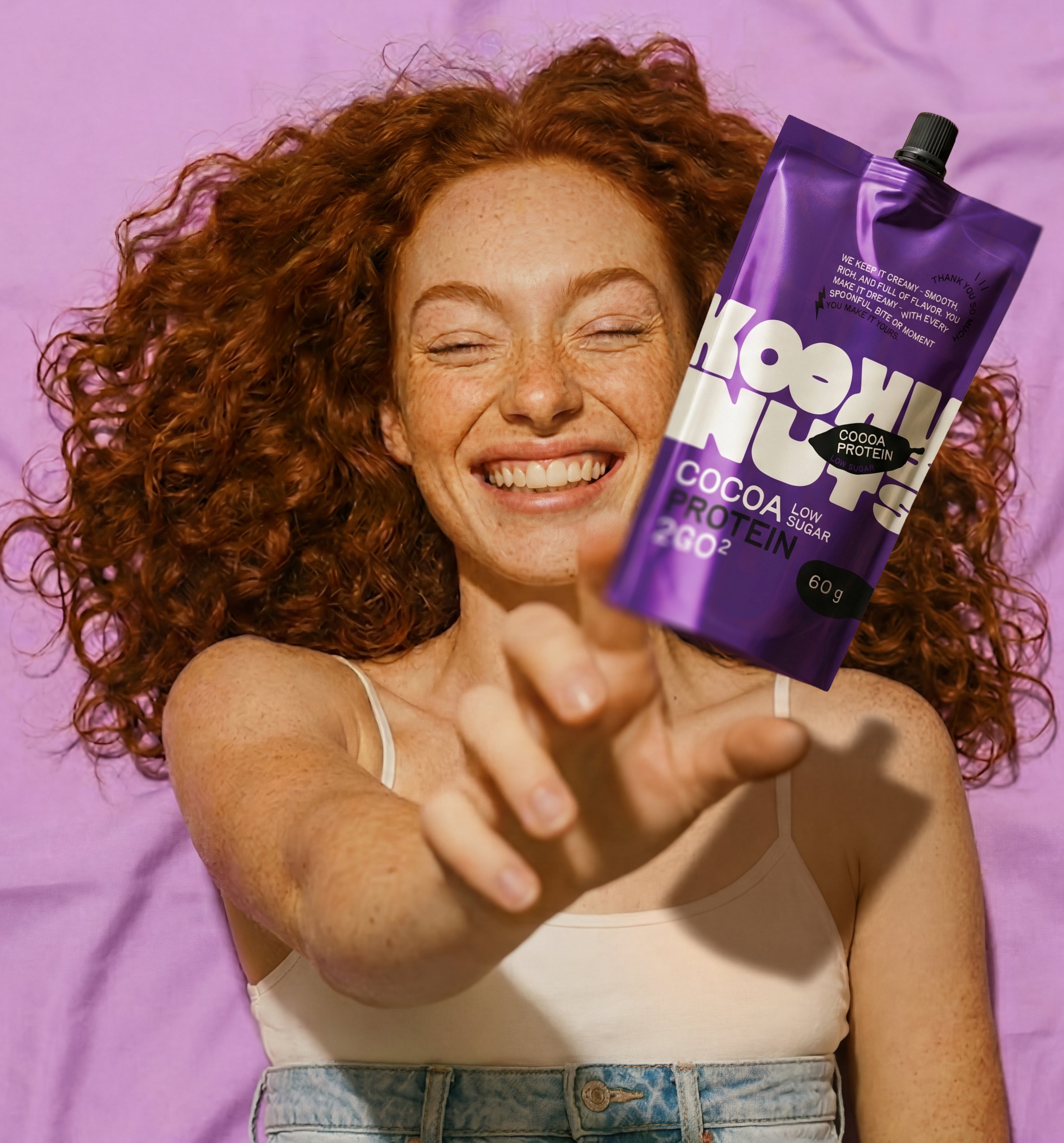 2GO2 Proteinový kakaový lískooříškový krém KookyNuts 60g